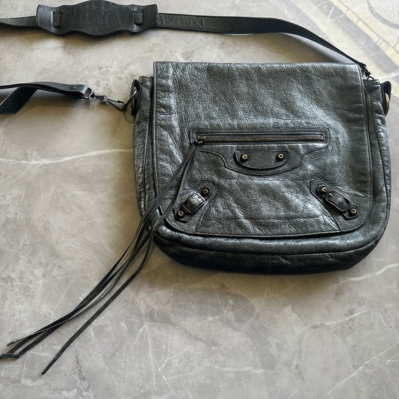 Balenciaga Handbags - Balenciaga Motocross Classic Neo Folk Messenger Bag